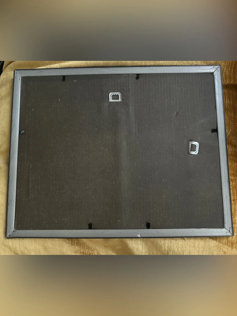 Black 8.5x11 Decorative Frame with Beaded Edge